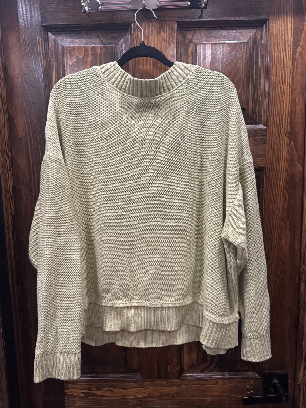 American Eagle Outfitters Light Sage Knit Sweater - Picture 2 of 3